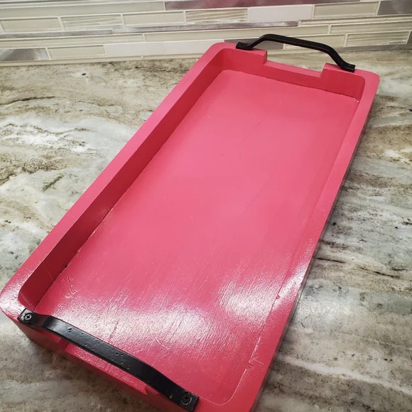 Beautiful Vintage Refurbished Serving Trey Hearth & Hand with Magnolia - Picture 7 of 11